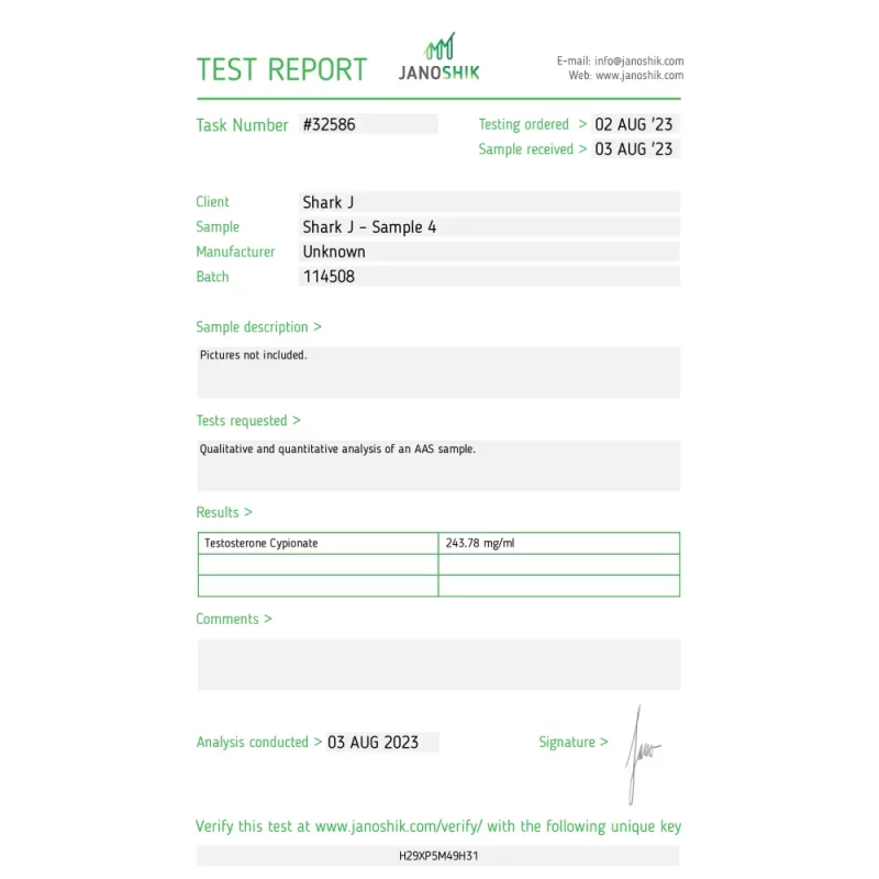 Cypilos 250 mg/ml (Testosterone Cypionate) 10ml vial – Image 4