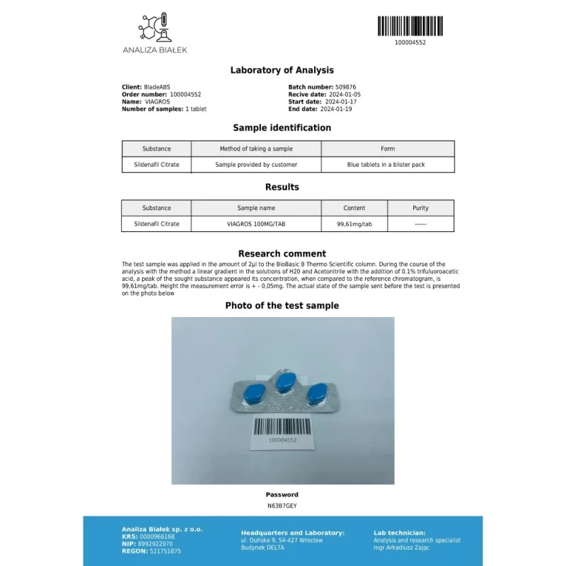 Viagros (Sildenafil Citrate) – Image 2