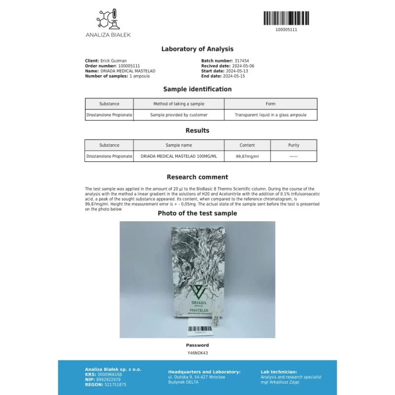 Mastelad 100 mg/ml (Drostanolone Propionate) – Image 2