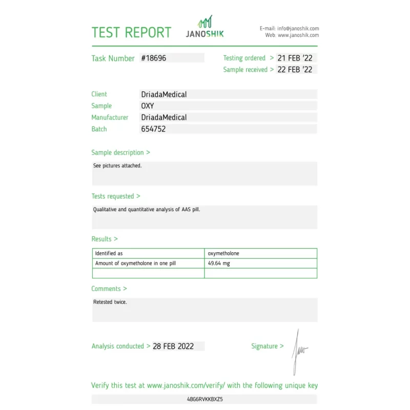 Anadrolus 50 mg (Oxymetholone) – Image 4