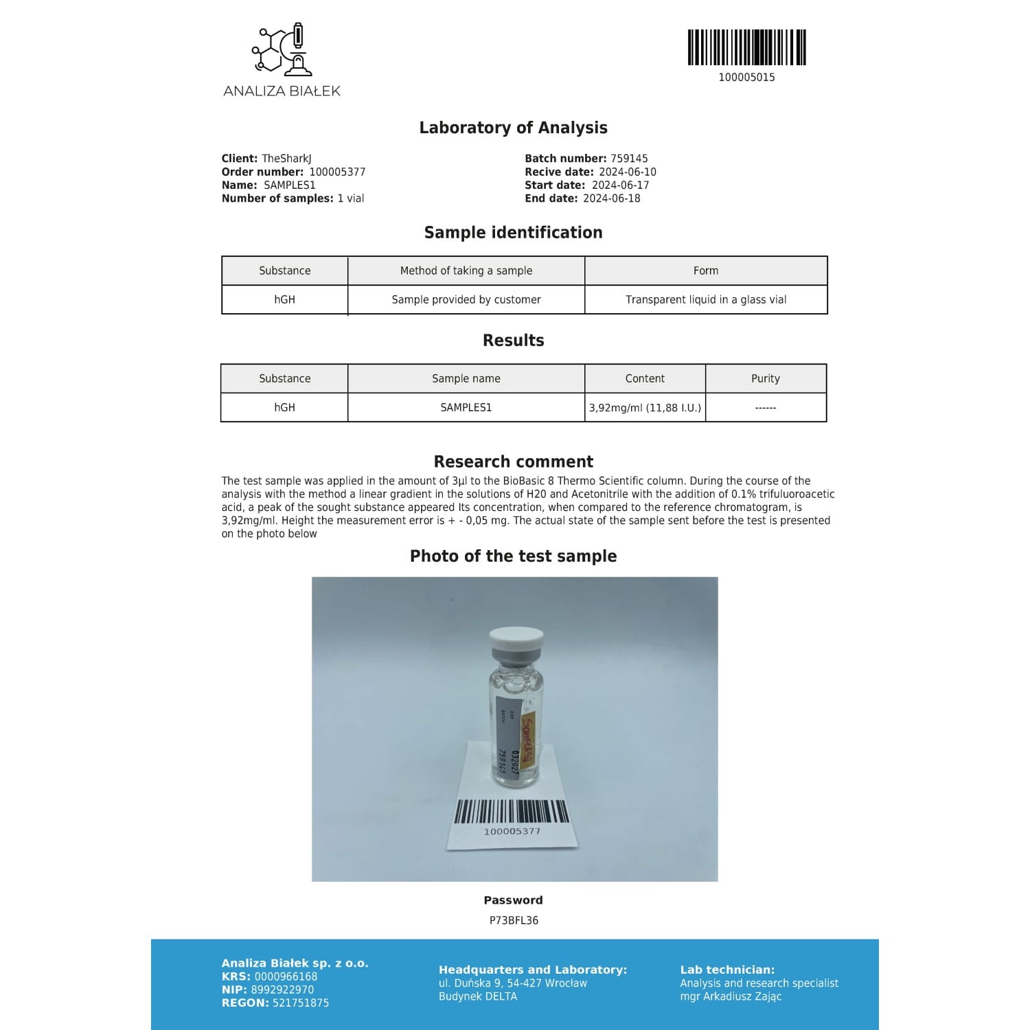 somatropine hgh liquide 50iu
